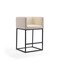 Manhattan Comfort Embassy Counter Stool in Cream and Black CS011-CR - alternate 1